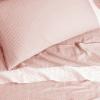 Anne Klein Westhill Dot, 100% Cotton Sateen Sheet Set, with Flat Sheet, Fitted Sheet, Pillowcases,Twin, Blush(Blush)