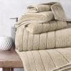 Anne Klein 6-Piece Reverie Towel Set, 2 Bath Towels, 2 Hand Towels, 2 Wash Cloths, 100% Cotton, Blush(Sand)