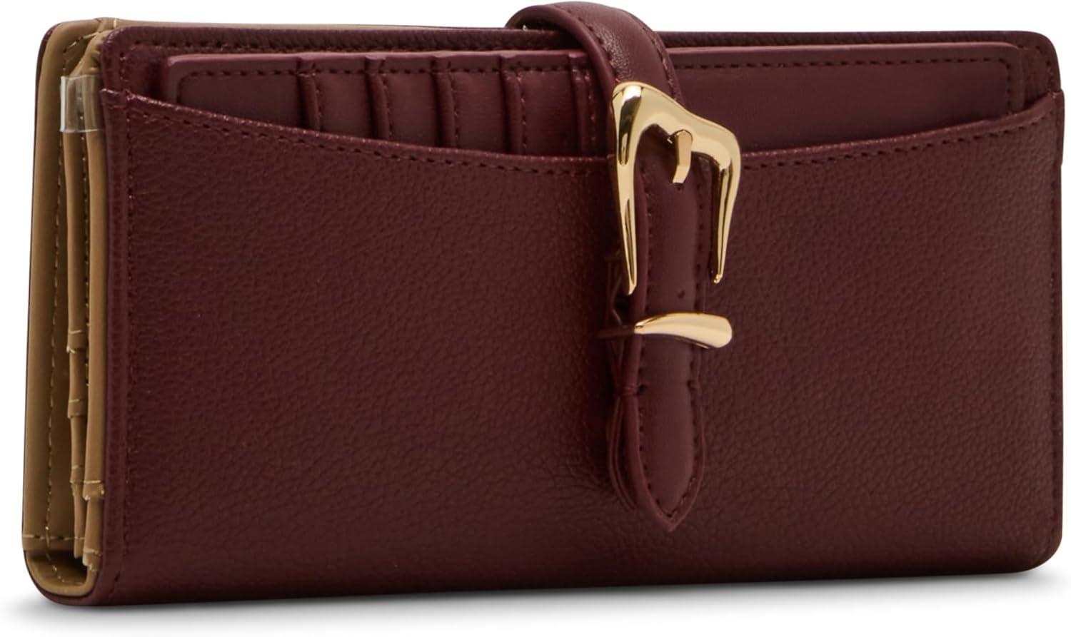 imageAnne Klein AK 2 piece gift set with sculpted buckle walletRed