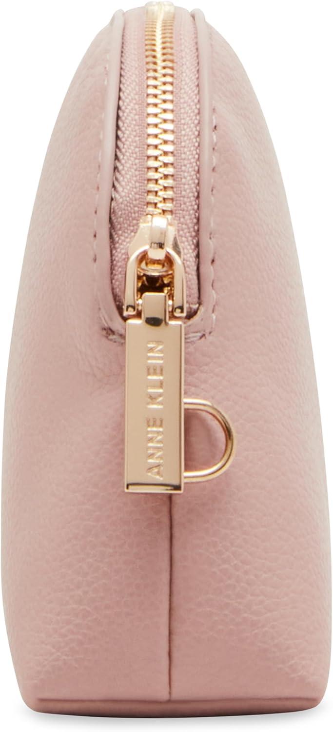 imageAnne Klein AK 3 piece pouch gift set with web detailingRosewater