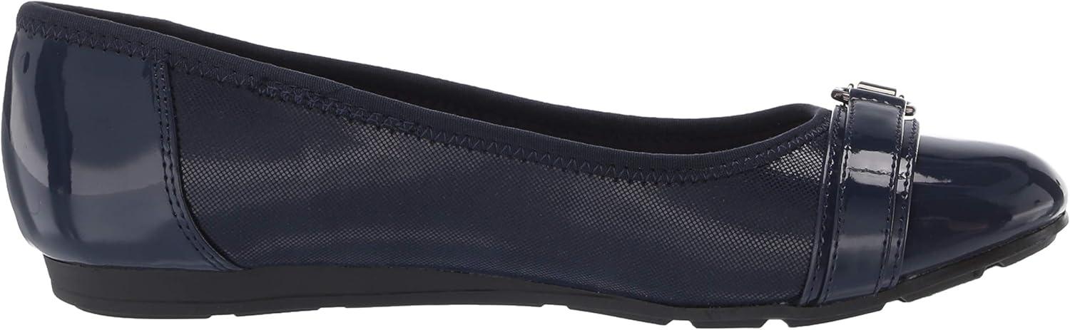 imageAnne Klein Womens Able Ballet FlatNavy Multi Fabric
