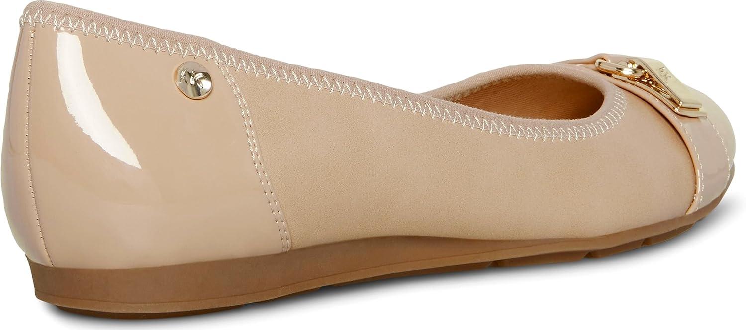 imageAnne Klein Womens Able Ballet FlatNudeNude