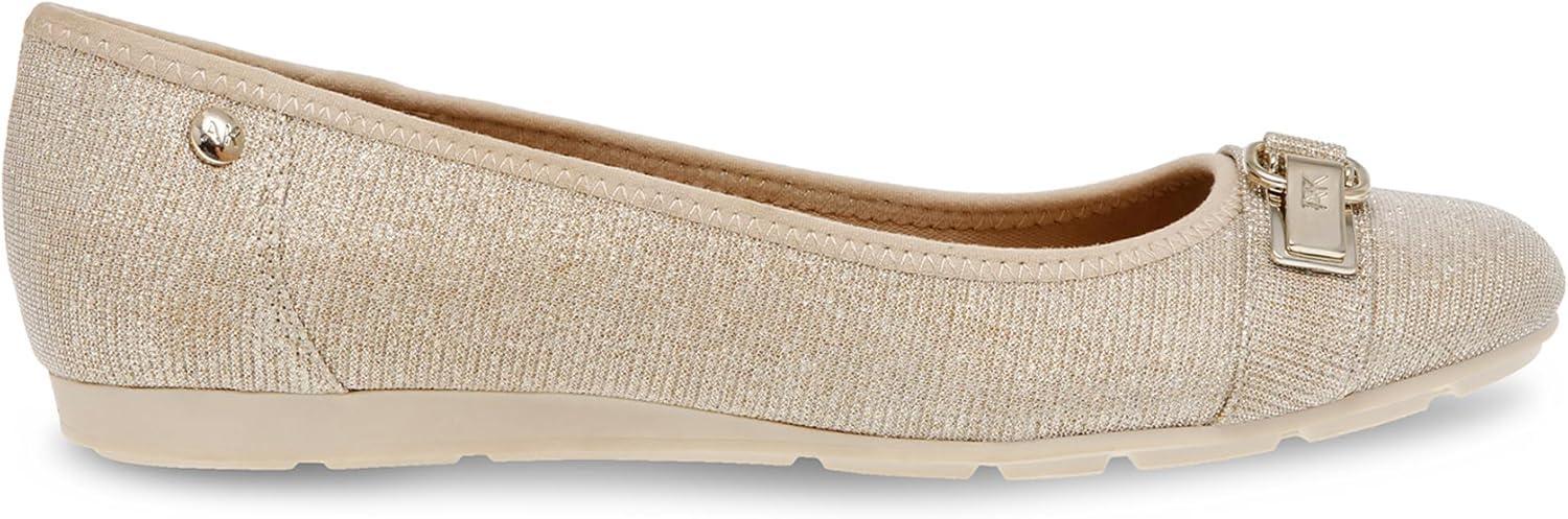 imageAnne Klein Womens Able Ballet FlatPlatinum