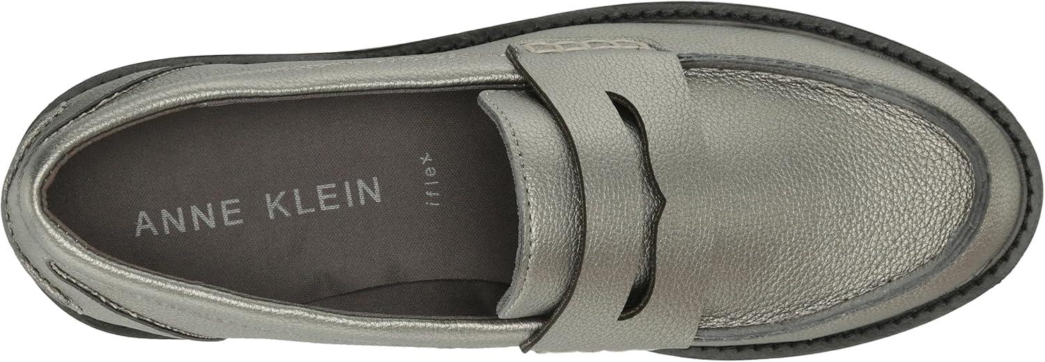 imageAnne Klein Womens Emmylou Loafer FlatPewter