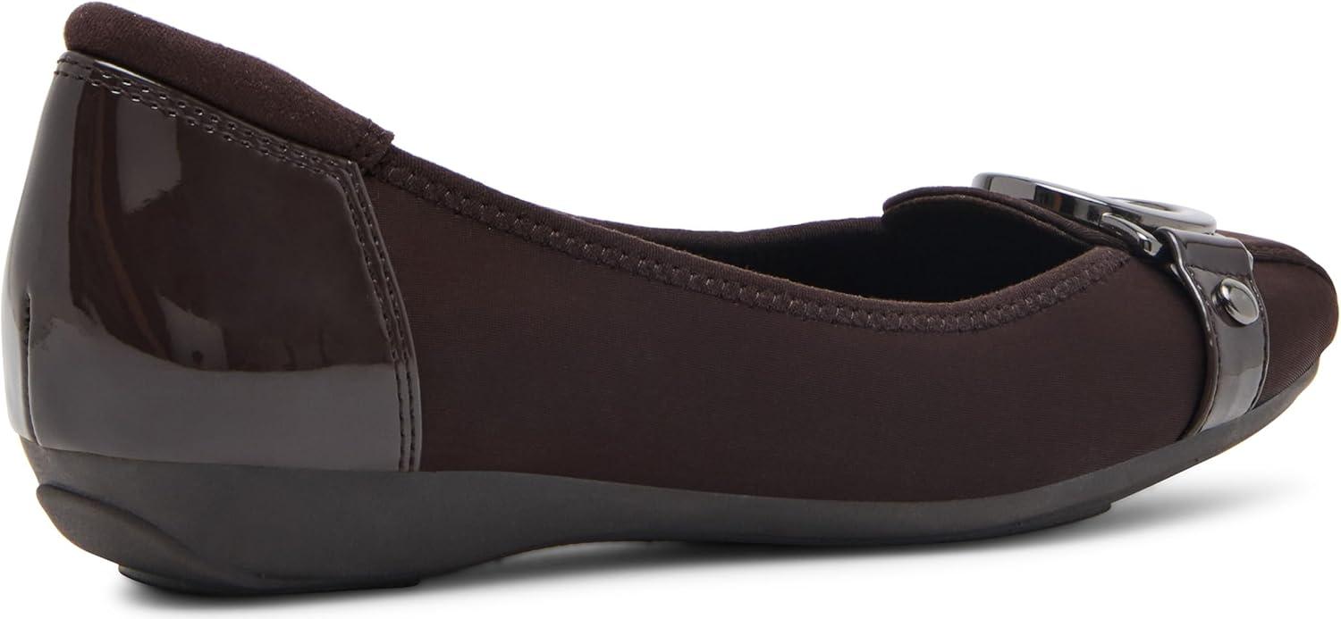 imageAnne Klein Womens Umeko Ballet FlatEspresso Stretch