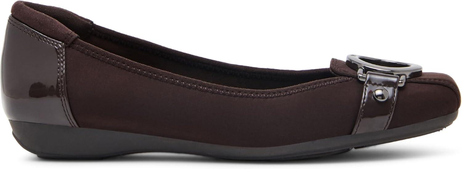 imageAnne Klein Womens Umeko Ballet FlatEspresso Stretch