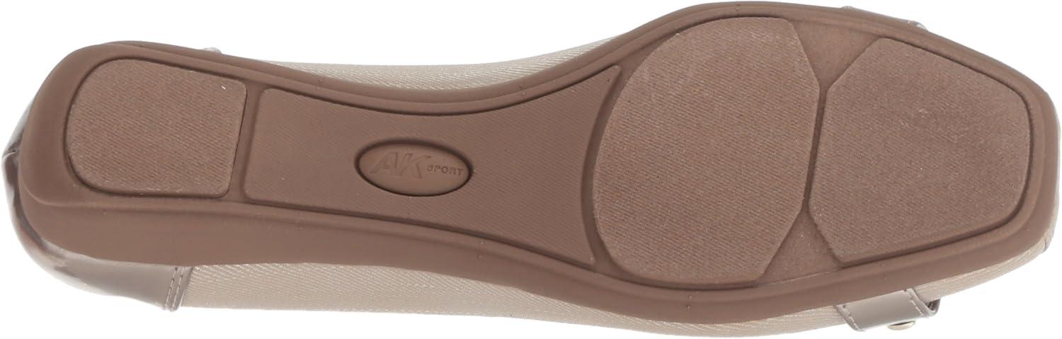 imageAnne Klein Womens Umeko Ballet FlatMetallic Taupe