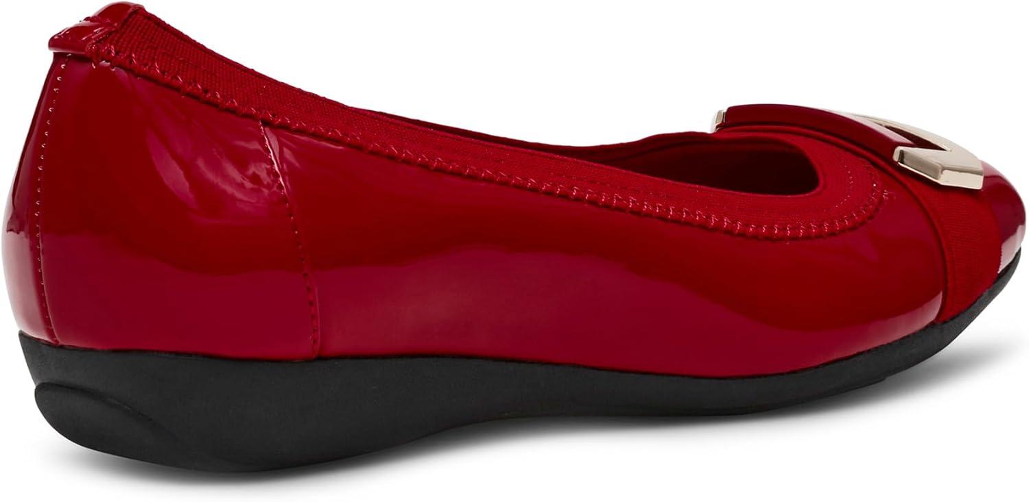 imageAnne Klein Womens Uplift Ballet FlatDeep Red