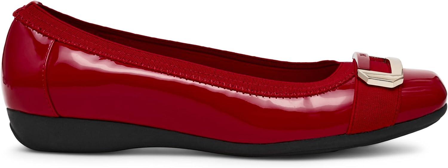 imageAnne Klein Womens Uplift Ballet FlatDeep Red