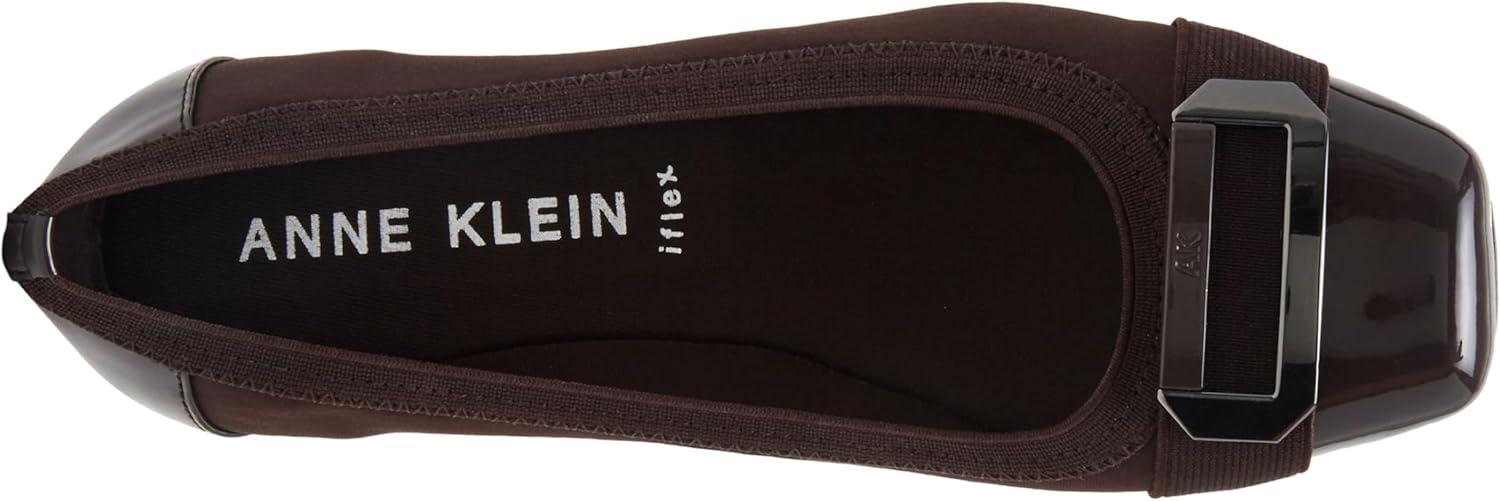 imageAnne Klein Womens Uplift Ballet FlatEspresso Stretch