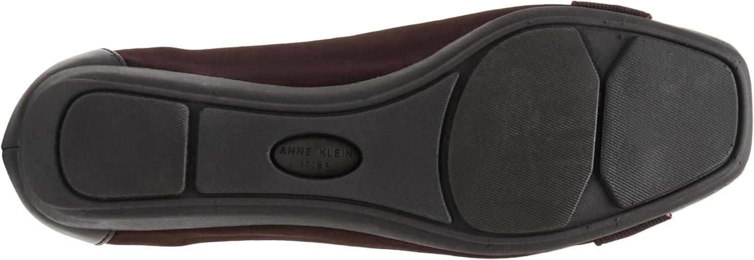 imageAnne Klein Womens Uplift Ballet FlatEspresso Stretch