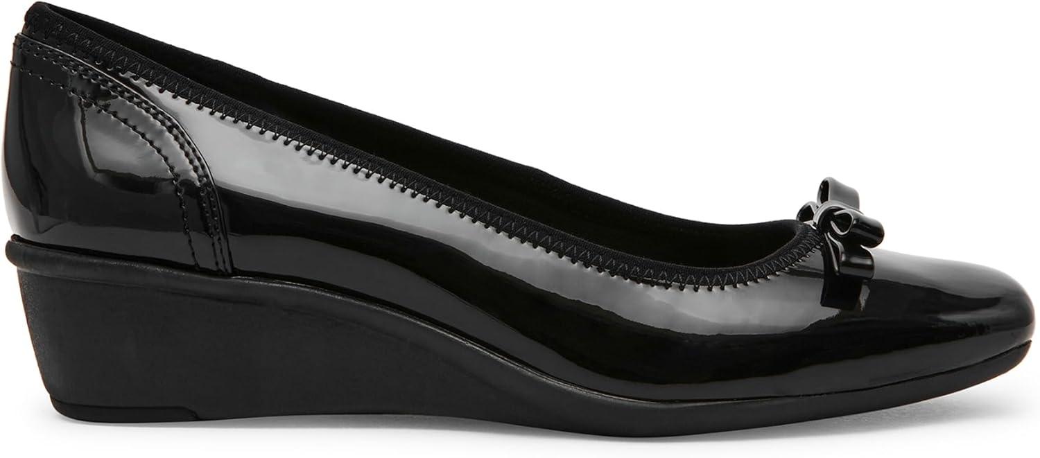 imageAnne Klein Womens WalesBlack Patent
