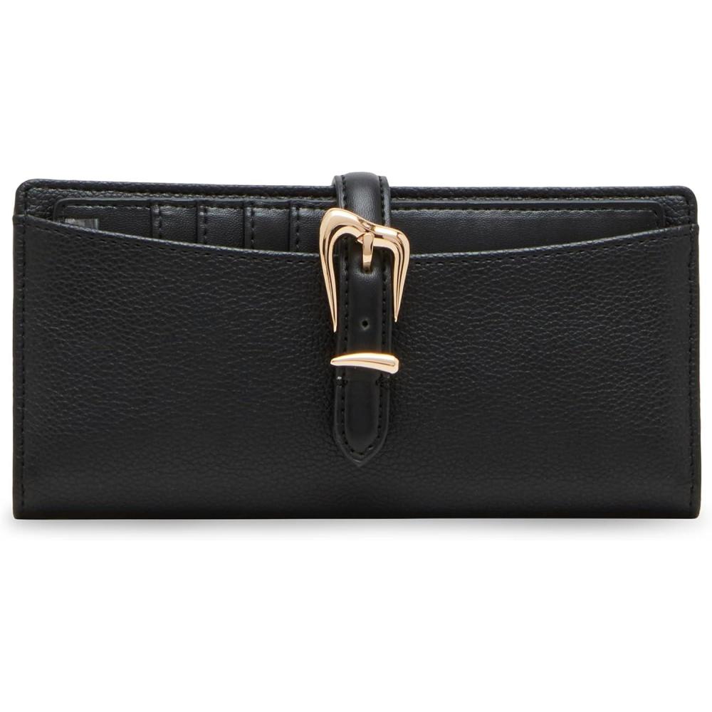 imageAnne Klein AK 2 piece gift set with sculpted buckle walletBlack