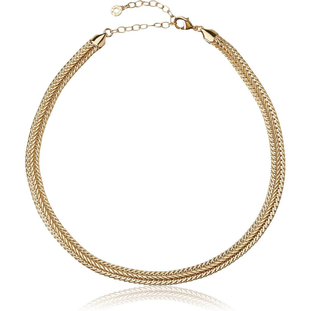 imageAnne Klein Classics GoldTone Flat Chain NecklaceGold