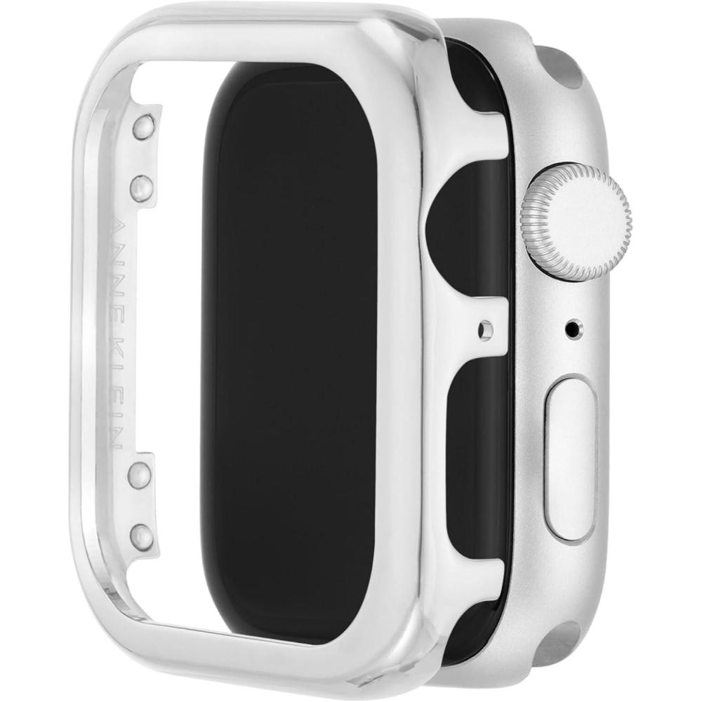 imageAnne Klein Premium Crystal Bumper Compatible with Apple Watch Seamless Fit Easy Installation Bumper for Apple WatchSilverTone 2