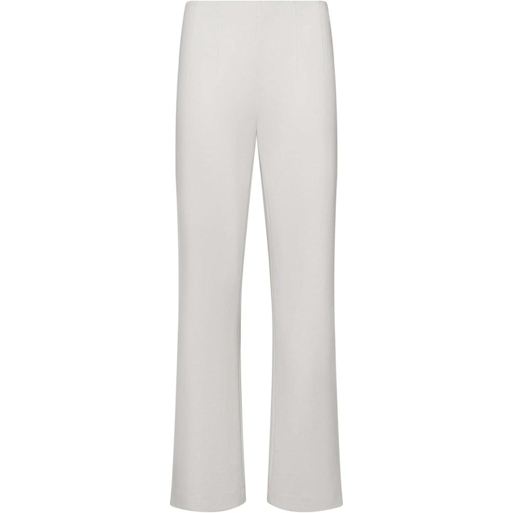 imageAnne Klein Womens High Rise Pull on Double Dart Wide LegWhite Dove
