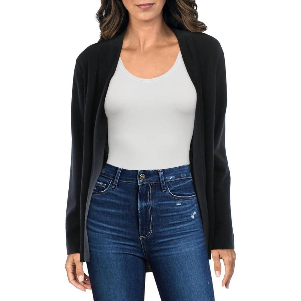 imageAnne Klein Womens Malibu 2 Pocket CardiganBlack