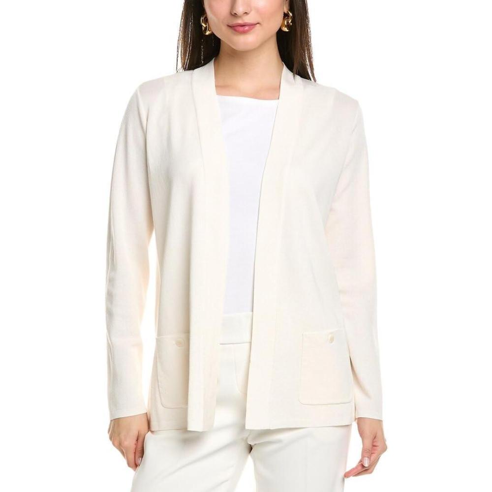 imageAnne Klein Womens Malibu CardiganWhite Dove