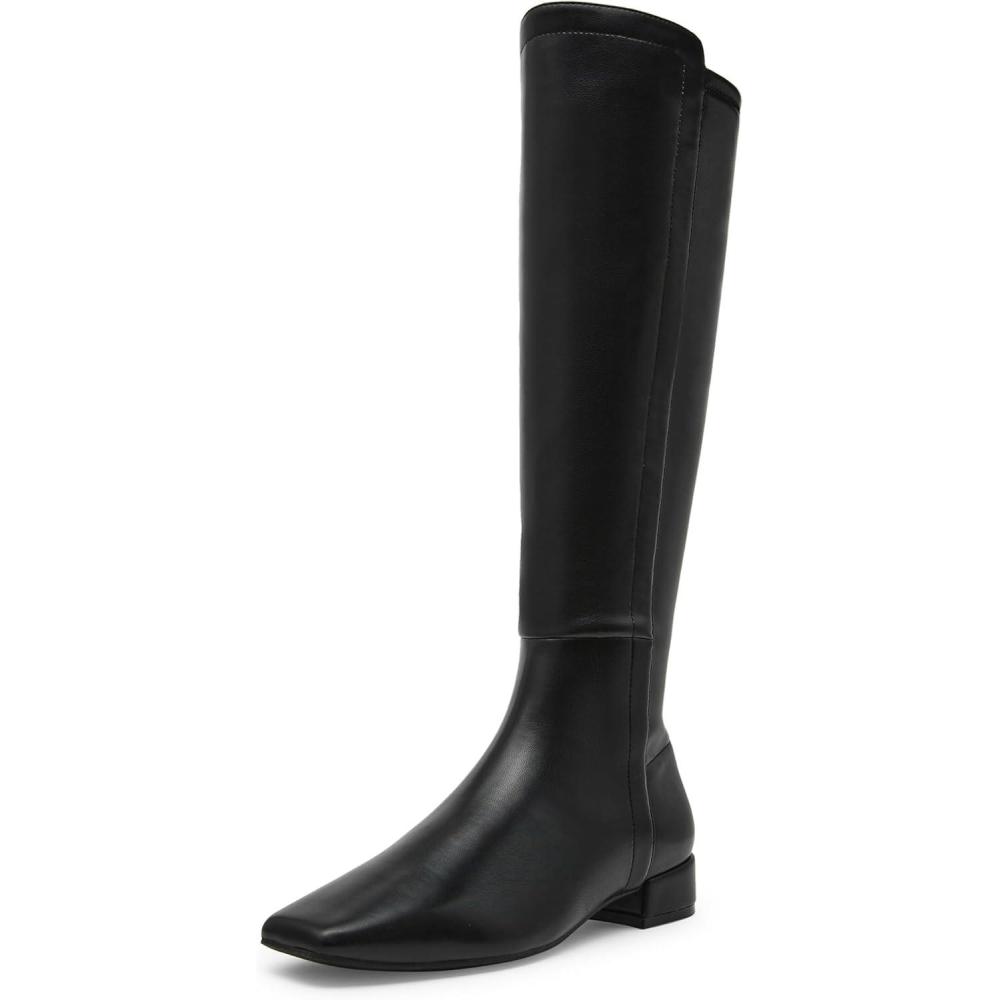 imageAnne Klein Womens Rosina Mid Calf BootBlack Smooth