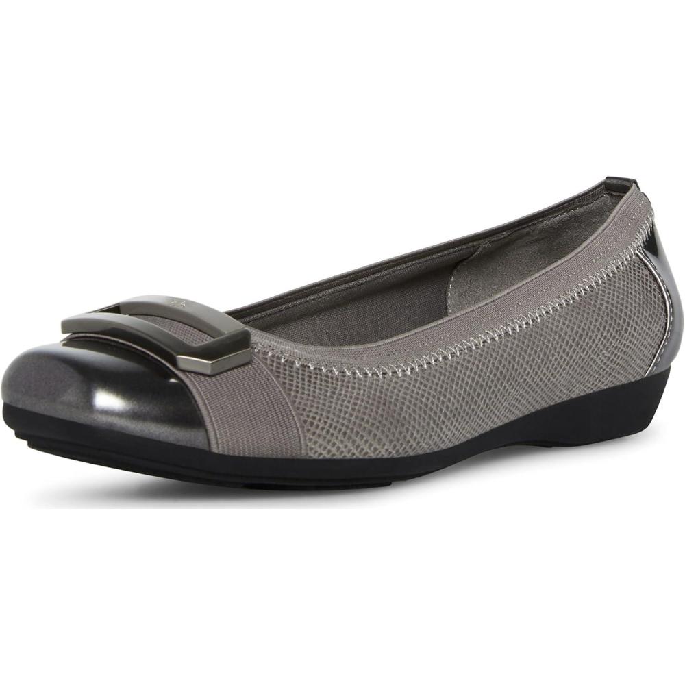 imageAnne Klein Womens Uplift Ballet FlatPewter