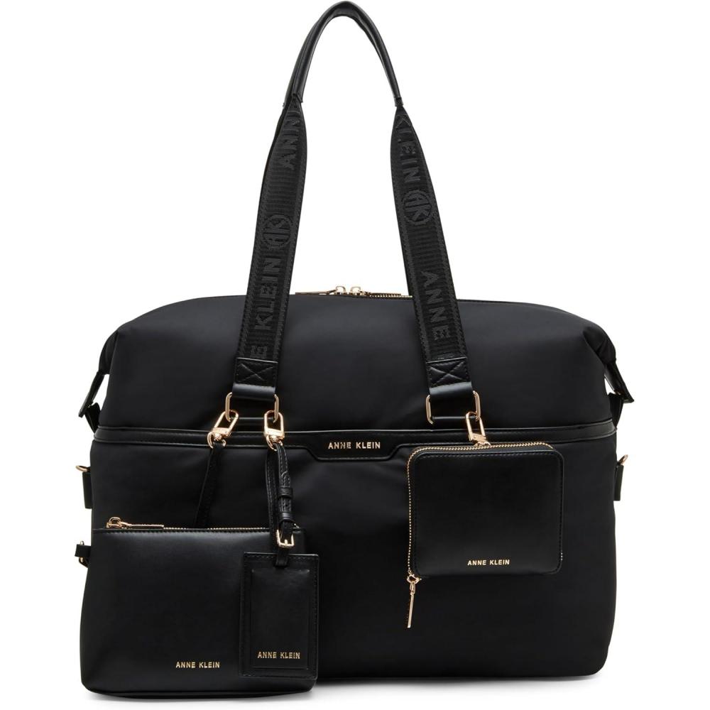 imageAnne Klein womens Ak 4 Piece Weekender Gift SetBlack