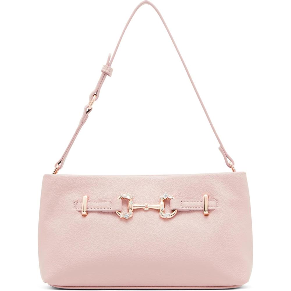 imageAnne Klein womens Anne Klein East West Crystal Horsebit Shoulder BagRosewater