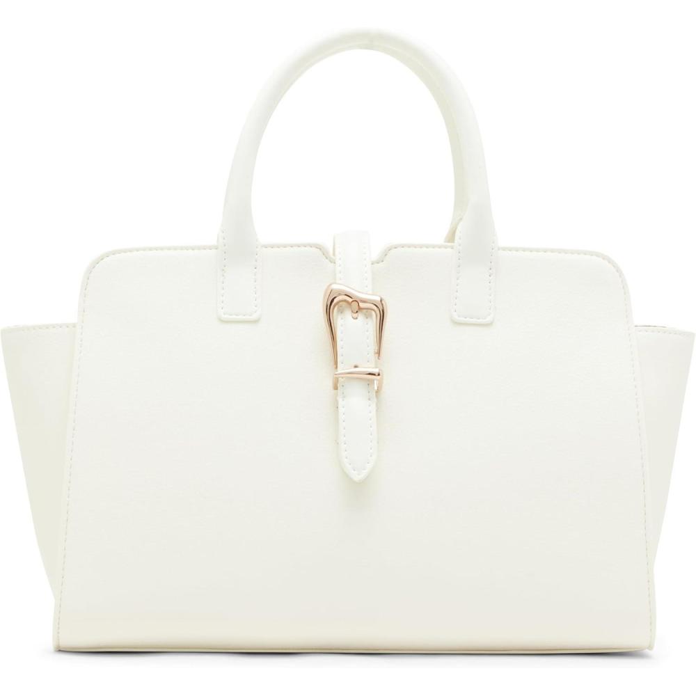 imageAnne Klein womens Anne Klein Sculpted Buckle Satchel With Convertible StrapAnne White