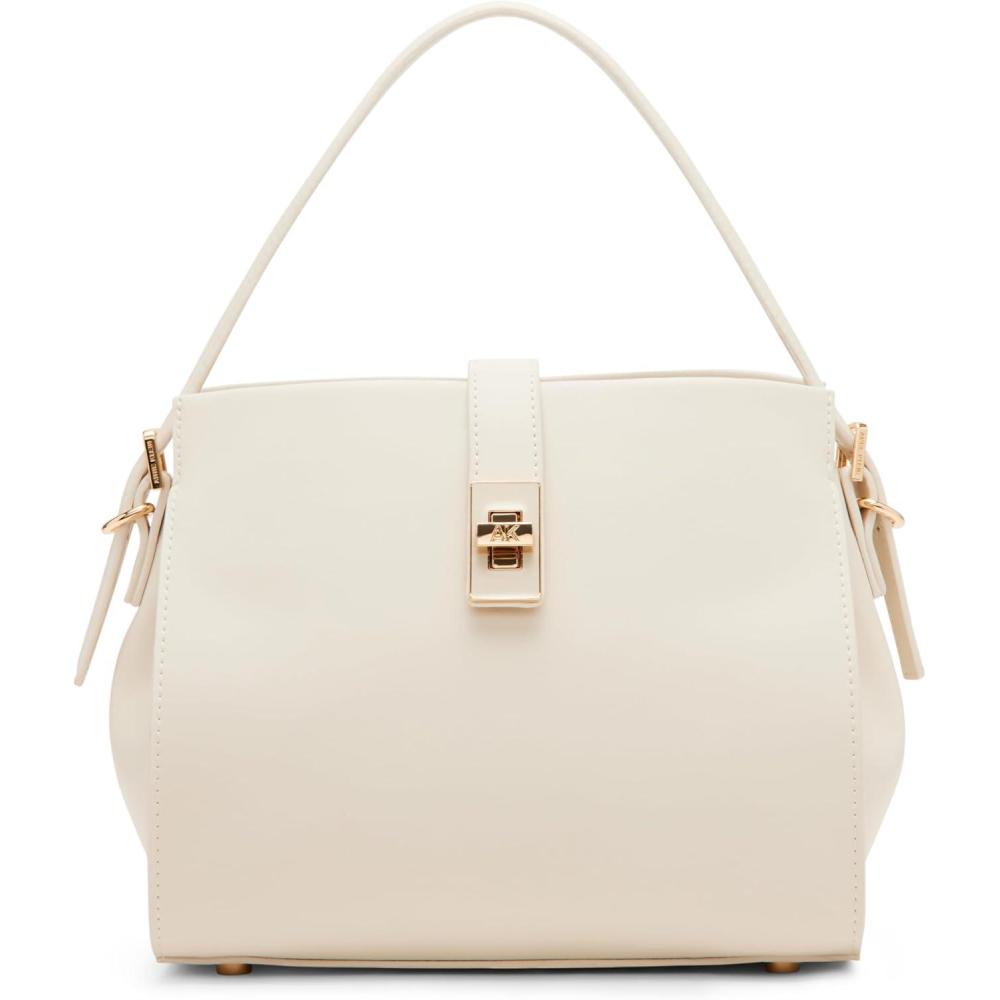 imageAnne Klein womens Anne Klein Structured Satchel ampamp StrapParchment