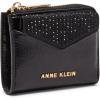 Anne Klein AK 2 piece envelope flap curved wallet with rhinestones