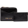 Anne Klein AK 2 piece envelope flap curved wallet with rhinestones