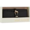 Anne Klein AK 2 piece gift set with sculpted buckle wallet(Black)