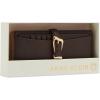 Anne Klein AK 2 piece gift set with sculpted buckle wallet(Brown)