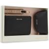 Anne Klein AK 3 piece pouch gift set with web detailing(Black)