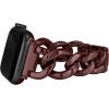 Anne Klein Fashion Chain Bracelet for Apple Watch, Secure, Adjustable, Apple Watch Replacement Band, Fits Most Wrists(Brown)