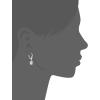 Anne Klein Flawless Silver-Tone & Cubic Zirconia Leverback Drop Earrings