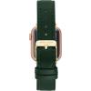 Anne Klein Leather Fashion Band for Apple Watch Secure, Adjustable, Apple Watch Band Replacement, Fits Most Wrists(Green/Gold)