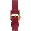 Anne Klein Leather Fashion Band for Apple Watch Secure, Adjustable, Apple Watch Band Replacement, Fits Most Wrists(Red/Gold)