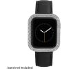 Anne Klein Premium Crystal Bumper, Compatible with Apple Watch, Seamless Fit, Easy Installation, Bumper for Apple Watch(Silver-Tone)