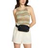Anne Klein Quilted Nylon Pant Belt, Black, One Size