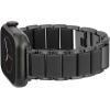 Anne Klein Silicone Fashion Bracelet for Apple Watch, Secure, Adjustable, Apple Watch Replacement Band, Fits Most Wrists(Black)