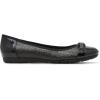 Anne Klein Women’s Able Ballet Flat(Black Raffia)