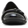 Anne Klein Women’s Able Ballet Flat(Black Raffia)