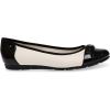 Anne Klein Women’s Able Ballet Flat(Cream/Black)