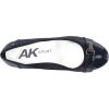 Anne Klein Women’s Able Ballet Flat(Navy Multi Fabric)
