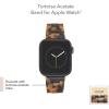Anne Klein Women’s Acetate Fashion Band for Apple Watch Secure, Adjustable, Apple Watch Band Replacement, Fits Most Wrists(Brown)