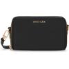 Anne Klein Women’s Ak 3 Piece Gift Set with Double Zip Camera Crossbody(Black)