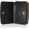 Anne Klein Womens Ak Small Curved Wallet(Black)