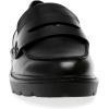 Anne Klein Women’s Emmylou Loafer Flat(Black Pu)