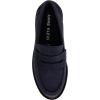 Anne Klein Women’s Emmylou Loafer Flat(Navy)