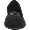 Anne Klein Women’s Oalise Ballet Flats(Black/Black Fabric)